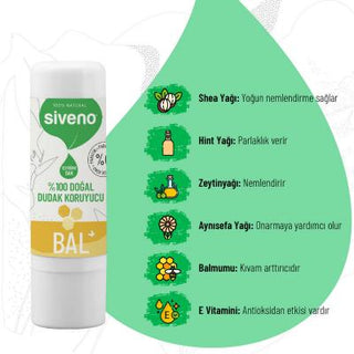 Siveno Natural Lip Care Balm with Honey & Shea Butter - Cruelty-Free, Paraben-Free Lip Moisturizer Siveno Natural Lip Balm - Cruelty-Free & Paraben-Free natural lip balm, cruelty-free lip care, honey lip balm, shea butter lip moisturizer, paraben-free cosmetics, lip care, natural beauty products, ethical cosmetics, sensitive lip care, clean beauty, natural ingredients, vitamin A, vitamin E, paraben-free, PEG-free, silicone-free, natural wax, lip moisturizer, dry lip solution, chapped lip repair