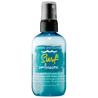 Surf Infusion Sea Salt Spray for Beachy Waves - UV Protection, Vegan & Cruelty-Free Surf Infusion Sea Salt Spray - Beachy Waves & UV Protection sea salt spray, beachy waves hair product, UV protection for hair, vegan hair care, cruelty-free hair spray, hair texture enhancer, salt-in-oil formula, vegan cosmetics, cruelty-free beauty products, hair styling products, beach hair, effortless chic hair