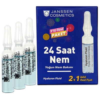 Janssen Cosmetics Hyaluronic Acid Ampoules: Intense Skin Hydration, Wrinkle Reduction & Enhanced Elasticity - Anti-Aging