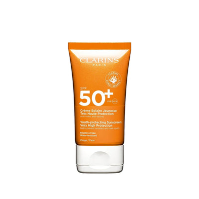 Clarins Sun Youth Protecting Sunscreen SPF50+ - Anti-Aging Sun Protection 1.69 fl oz