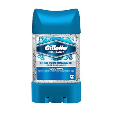 Gillette Cool Wave Clear Gel Deodorant for Men - Long Lasting Odor Protection, Stain-Free Formula, All Day Freshness