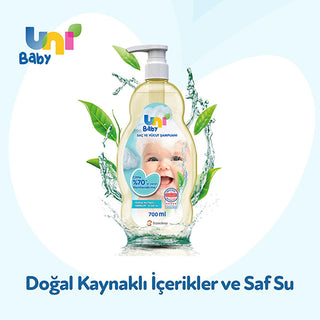 Uni Baby Natural Hypoallergenic Baby Shampoo & Body Wash - Gentle, Moisturizing, Dermatologically Tested - 23.69 fl oz Uni Baby Hypoallergenic Baby Shampoo & Body Wash - Natural & Gentle Baby shampoo, Natural baby care products, Hypoallergenic baby shampoo, Gentle baby cleansing products, Dermatologically tested baby products, Baby body wash, Natural ingredients, Sensitive skin care, Baby skincare, Uni Baby