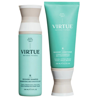 Virtue Hydrating Recovery Shampoo & Conditioner Set: Repair Dry, Damaged & Colored Hair for Softness, Shine & Manageability Virtue Shampoo & Conditioner: Repair Damaged Hair, Hydrate & Shine hydrating shampoo and conditioner, damaged hair repair, shampoo for dry hair, conditioner for colored hair, sulfate-free shampoo, vegan hair products, cruelty-free shampoo and conditioner, split ends treatment, hair shine products, hair manageability, shampoo, conditioner, dry hair, damaged hair, colored hair, sulfate-f