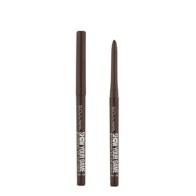 Pastel Show Your Game Waterproof Eyeliner - Long-Lasting, Smudge-Proof, Automatic Pencil with Jel Structure & Kajal Feat