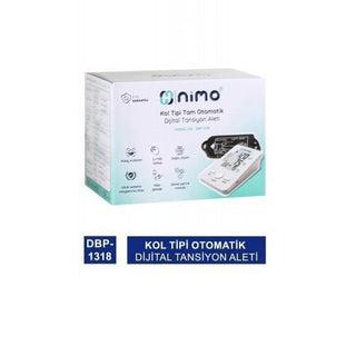Nimo Digital Blood Pressure Monitor DBP-1318 - Automatic, Clinically Tested & 2-Year Warranty Nimo DBP-1318 Blood Pressure Monitor - Accurate & Clinically Tested Digital Blood Pressure Monitor, Automatic Blood Pressure Monitor, Nimo Blood Pressure Monitor, DBP-1318, Blood Pressure Measurement Device, Health Monitoring, Hypertension Management, Clinically Tested, 2-Year Warranty, Easy to Use Blood Pressure Monitor, Home Health Care, Medical Devices