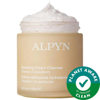 Alpyn Beauty Juneberry & Vitamin C Hydrating Cold Cream Facial Cleanser | Exfoliating, Brightening, Vegan, & Cruelty-Free Skincare Alpyn Beauty Juneberry & Vit C Cleanser: Hydrating & Brightening! Juneberry cleanser, Vitamin C cleanser, Hydrating cold cream cleanser, Vegan facial cleanser, Cruelty-free skincare, Exfoliating cleanser, Brightening face wash, Natural skin care, Recyclable packaging skincare, Gentle exfoliating cleanser, facial cleanser, cleanser, Juneberry, Vitamin C, Jojoba Beads, cold cream,