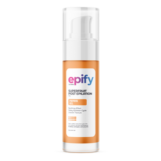 Epify Superfruit Papaya Gel Hair Removal Inhibitor, Post-Epilation Soothing Formula for Face and Body, 2.54 Fl Oz
