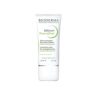 bioderma sebium pore refiner cream packaging, applying bioderma sebium pore refiner cream Bioderma Sebium Pore Refiner Cream - Tightens Pores | 30ml Bioderma Sebium Pore Refiner Cream - Tightens Pores | 30ml bioderma, pore-refiner, skincare, oily-skin, combination-skin, pore-tightening, oil-control, anti-aging, ai-generated, 30ml