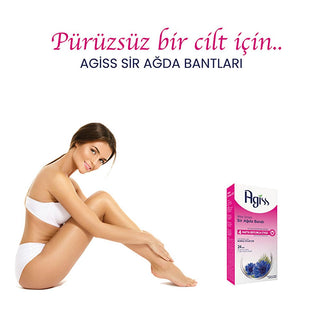 agiss hair removal wax strips, close up of agiss wax strips for body, agiss waxing strips with cleansing wipes Agiss Hair Removal Wax Strips for Legs & Body - Peeling and Moisturizing Formula for Normal Skin | 24 Count Agiss Hair Removal Wax Strips for Body | 24 Strips agiss, hair-removal, wax-strips, body-care, beauty-products, skincare, women, normal-skin, peeling-effect, ai-generated