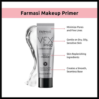 Farmasi VFX PRO Camera-Ready Primer Face Makeup, Advanced Pore Minimizer