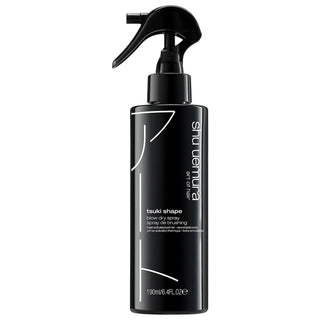 Tsuki Shape Heat-Activated Blow Dry Spray - Achieve Shape Memory & Volume - Hair Styling Product for All Hair Types Tsuki Shape Blow Dry Spray for Volume & Definition heat-activated blow dry spray, hair styling product, shape memory spray, volumizing hair spray, natural finish hair product, hair care, styling spray, blow dry spray, Tsuki Shape, hair volume, hair definition, lightweight hair product, non-greasy hair spray, reworkable hold, versatile styling, hair texture enhancement, salon-quality hair, ever