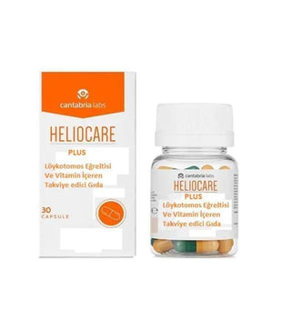 Heliocare Heliocaps Plus Dietary Supplement for Skin Health and Sun Protection - 30 Capsules