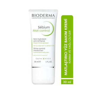 Bioderma Sebium Mat Control: Mattifying Face Cream for Oily Skin - 8Hr Shine Control, Non-Comedogenic, Paraben Free - Best Oil Control Moisturizer Bioderma Sebium: Mattifying Moisturizer for Oily Skin mattifying moisturizer, oily skin cream, shine control face cream, non-comedogenic moisturizer, paraben free moisturizer, Bioderma Sebium Mat Control, mattifying face cream, oil control moisturizer, best moisturizer for oily skin, facial moisturizer, oily skin, combination skin, shine-free complexion, lightwei