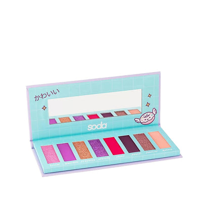 Soda Manga Eyes Far Paleti Kawaii 12g - Compact Kawaii Eye Makeup Palette for Manga Fans