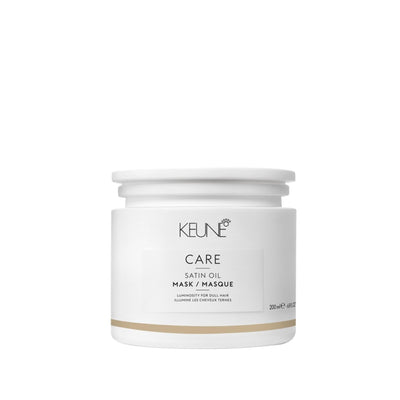 Keune Care Satin Oil Hair Care Mask - Nourishing & Softening Treatment for Dry/Damaged Hair, 200ml