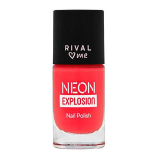 Rival Loves Me Neon Explosion Hot Tangerine Nail Polish - 8ml - UV Glowing Neon Nail Color for Unique Nail Art Rival Loves Me Neon Explosion Hot Tangerine Nail Polish - UV Glowing neon nail polish, UV glowing nail polish, nail polish with special effects, Hot Tangerine nail color, Rival Loves Me nail polish, beauty, nail art, cosmetics, unique nail colors, glowing nail polish, nail care, beauty products