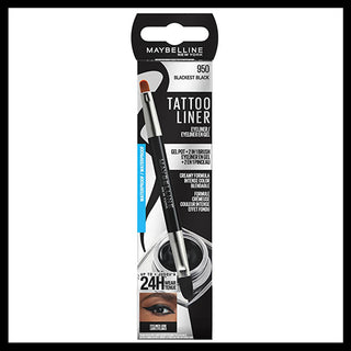 Maybelline New York Tattoo Liner: Long Lasting Smudge Proof Black Gel Eyeliner - Intense Pigment, Waterproof Formula Maybelline Tattoo Liner: Long Lasting Smudge Proof Gel Eyeliner gel eyeliner, long lasting eyeliner, smudge proof eyeliner, Maybelline Tattoo Liner, Maybelline eyeliner, black gel eyeliner, intense pigment eyeliner, waterproof gel eyeliner, eyeliner for all skin types, eyeliner, makeup, eye makeup, long-wear eyeliner, smudge-resistant eyeliner, black eyeliner, gel liner, waterproof eyeliner, 