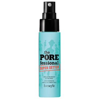 Benefit Cosmetics Mini The POREfessional: Super Setter Setting Spray - Long Lasting Makeup, Pore Blurring, Waterproof & Smudge Proof Benefit Cosmetics Mini The POREfessional Super Setter - Long Lasting Makeup makeup setting spray, pore blurring, long-lasting makeup, waterproof makeup, alcohol-free cosmetics, Benefit Cosmetics, Mini The POREfessional, Super Setter, setting spray, makeup essentials, beauty products, skincare-friendly makeup, natural finish makeup, matte finish, cosmetic products
