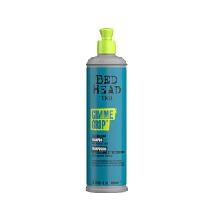 Tigi Bed Head Gimme Grip Volumizing Shampoo: Get Big Volume & Texture for Fine Hair - 13.53 fl oz Tigi Bed Head Volumizing Shampoo: Add Volume & Texture volumizing shampoo, hair volume shampoo, texturizing shampoo, Bed Head shampoo, fine hair shampoo, grip shampoo, volumizing hair care, shampoo for volume and texture, volumizing, texture, Bed Head, fine hair, grip, hair care, shampoo, hair volume, hair, beauty, personal care, women's shampoo, shampoo for thin hair, shampoo for flat hair, gifts for her, hair