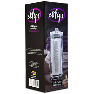 Eklips Cotton Pad Organizer - Hygienic Makeup Storage & Beauty Organizer Eklips Cotton Pad Organizer - Makeup Storage Solution cotton pad organizer, makeup storage, beauty organizer, hygienic storage, cotton pad holder, makeup hygiene, beauty products storage, cosmetic organizer, makeup accessories, skincare storage, beauty routine essentials, makeup table organization, bathroom storage