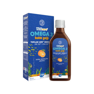 Wellcare Omega-3 Fish Oil Supplement, Natural Mandarin Flavor, 5.07 fl oz - Gluten-Free, High Omega-3 Content for Heart, Brain, and Eye Health Wellcare Omega-3 Fish Oil - Natural Mandarin Flavor, 5.07 fl oz Omega-3 supplement, Fish oil liquid, Natural mandarin flavored, Gluten-free supplement, Children's health supplement, Heart health support, Brain function support, Eye health support, Triglyceride form omega-3, Preservative-free, Artificial flavoring-free, Sugar-free, Colorant-free, Gluten-free, Health s