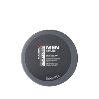 Goldwell Dualsenses Dry Styling Wax for Men - Matte Finish, Flexible Hold, 1.69 fl oz Goldwell Dualsenses Dry Styling Wax for Men men's hair styling wax, dry styling hair product, Goldwell Dualsenses, styling wax for men, hair styling products for dry hair, matte finish hair wax, flexible hold styling products, travel-sized grooming products, men's grooming, hair styling for dry hair, men's hair care