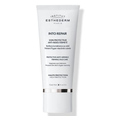 Institut Esthederm Into Repair Sunscreen for Sensitive Skin - Anti-Aging, Non-Tanning, High SPF 50ml