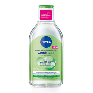 Nivea Micellar Makeup Remover - Gentle, Effective, No-Rinse Solution for Sensitive Skin - 13.53 fl oz Nivea Micellar Makeup Remover - Gentle & Effective Micellar Makeup Remover, Gentle Makeup Removal, Sensitive Skin Makeup Remover, No-Rinse Makeup Remover, Natural Origin Makeup Remover, Makeup Remover for Sensitive Skin, Eco-Friendly Makeup Remover, Nivea, Skincare, Makeup Removal, Cosmetics, Beauty Products