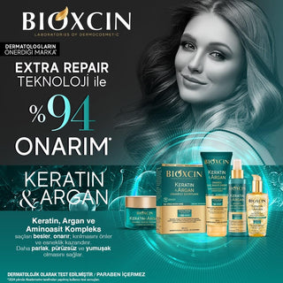 Bioxcin Keratin & Argan Repair Shampoo for Damaged Hair - Nourishing, Hypoallergenic, Paraben-Free Bioxcin Keratin Shampoo - Repair & Nourish Damaged Hair Keratin Shampoo, Argan Oil Hair Care, Repair Shampoo for Damaged Hair, Hypoallergenic Hair Products, Paraben-Free Shampoo, Hair Nourishment, Hair Repair, Anti-Hair Loss, Sensitive Scalp Solutions, Natural Hair Care, Organic Shampoo, Hair Growth Promotion