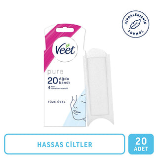 Veet Pure Facial Wax Strips for Sensitive Skin - Hypoallergenic Hair Removal for Face, Easy-Gelwax Technology, 20 Strips & 4 Wipes Veet Pure Facial Wax Strips - Hypoallergenic Hair Removal Facial wax strips, Hypoallergenic hair removal, Sensitive skin waxing, Easy hair removal for face, Veet Pure facial wax strips, Facial hair removal, Wax strips for sensitive skin, Hair removal for face, Hypoallergenic wax strips, Easy-Gelwax technology, Smooth skin, Hair-free skin, Beauty products for women, Skincare, Hai
