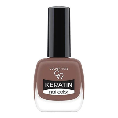 Golden Rose Keratin Nail Polish - Vibrant & Long-Lasting Color, No. 117