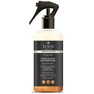 Yoon Vegan Hair Care Spray with Keratin & Collagen - Anti-Static, Easy Combing - 8.45 fl oz Yoon Vegan Hair Spray - Keratin & Collagen for Smooth Hair Vegan hair care spray, Keratin hair spray, Collagen hair care, Anti-static hair spray, Easy combing hair spray, Hair care products, Vegan hair products, Cruelty-free hair care, K-beauty hair care, Hair nourishment, Tangle-free hair, Frizz control, Healthy hair growth, Sustainable hair care