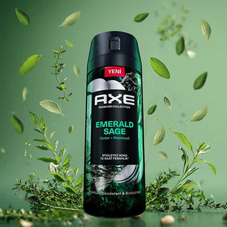 Axe Premium Collection Men's Deodorant Spray - Long-Lasting Odor Protection, Aluminum-Free, Premium Fragrance with Essential Oils Axe Men's Deodorant Spray - 72hr Protection men's deodorant spray, premium fragrance deodorant, aluminum-free deodorant, long-lasting odor protection, essential oil deodorant, men's grooming, personal care, Axe Premium Collection, geranium fragrance, patchouli scent, cedarwood notes, 72-hour protection