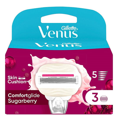 Gillette Venus ComfortGlide Sugarberry: Experience Silky Smooth Skin with this Dermatologically Tested Women's Razor (In