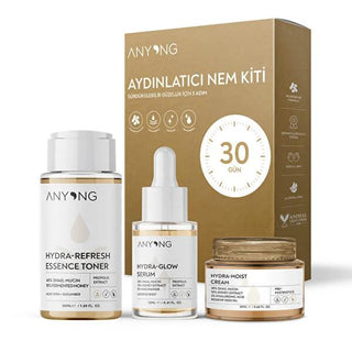 Anyong Hydra Glow Kit - Natural Skincare Set for Hydration and Brightening Anyong Hydra Glow Kit - Hydrating & Brightening Skincare Set Skincare Set, Hydrating Skincare, Natural Skincare, Snail Secretion Filtrate, Hyaluronic Acid Skincare, Brightening Skincare, Anyong, Glow Kit, Skincare Routine, Natural Ingredients, Hydration, Brightening, Nourishing Skincare