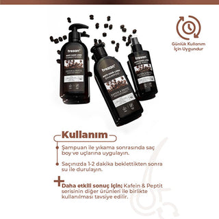 Tresan Anti-Hair Loss Hair Care Cream with Caffeine & Peptide - Nourishing, Strengthening, and Promoting Hair Growth Tresan Hair Care Cream - Anti-Hair Loss with Caffeine & Peptide Hair care cream, Anti-hair loss, Caffeine and Peptide hair treatment, Nourishing hair cream, Shea and Coconut Oil hair care, Hair growth support, Hair nourishment, Hair strengthening, Daily hair care, Natural hair care ingredients