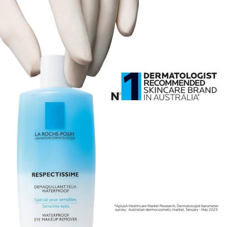 La Roche-Posay Respectissime Eye Makeup Remover for Sensitive Eyes - 4.23 fl ...