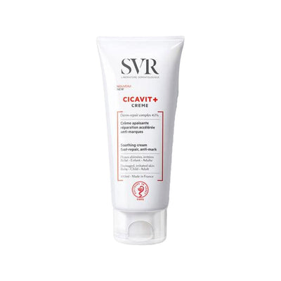SVR Cicavit+ Skin Repairing Cream - 100ml - Soothing Relief for Damaged, Irritated & Sensitive Skin - Dermatologically T