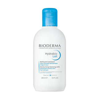Bioderma Hydrabio Milky Cleanser - Gentle, No-Rinse Makeup Remover for Dry Sk...