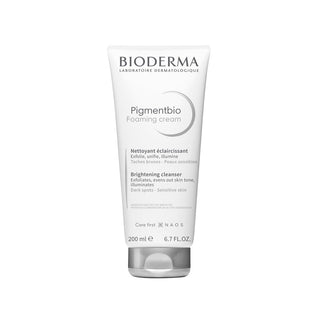 Bioderma Pigmentbio Foaming Cream Cleanser - Gentle Sensitive Skin Solution with AHA & Peeling Benefits