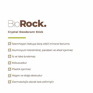 Biorock Crystal Deodorant Stick 120gr