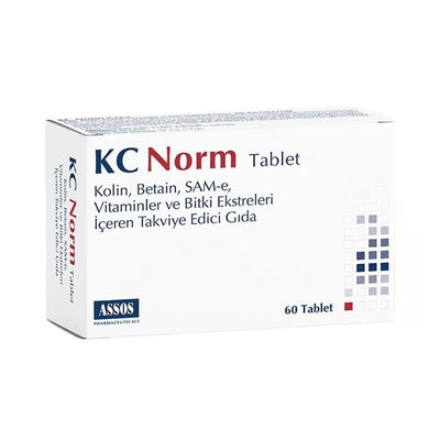 KC Norm - Dietary Supplement with Choline, Betaine, SAM-e & Herbal Extracts for Liver Health & Nutrition - 60 Tablets