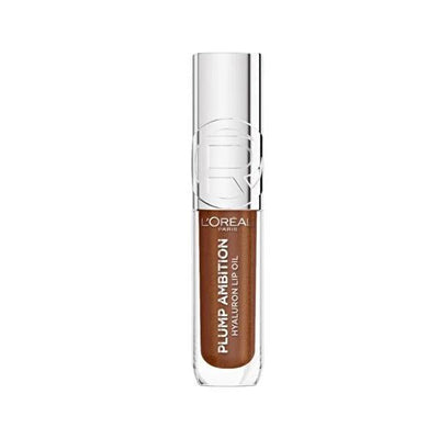 L'Oréal Paris Plump Ambition Hyaluron Lip Oil - Nourishing, Non-Sticky Hyaluronic Lip Care for Dry Lips