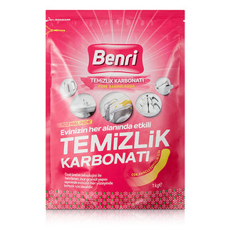 benri cleaning bicarbonate 1 kg packaging, multi-purpose natural cleaner for kitchen and bathroom, fine granulated baking soda for cleaning Benri Cleaning Bicarbonate 1 kg - Versatile Natural Cleaner for All Areas Benri Cleaning Bicarbonate 1 kg - Multi-Purpose Cleaner benri, cleaning-bicarbonate, natural-cleaner, multi-purpose-cleaner, household-cleaning, eco-friendly, deodorizers, kitchen-cleaning, bathroom-hygiene, ai-generated