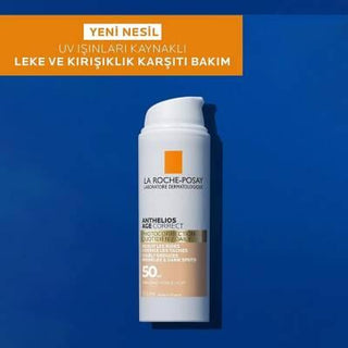 La Roche-Posay Anthelios SPF 50+ Age Correct CC Cream: Tinted Sunscreen for Wrinkles, Dark Spots & Even Skin Tone La Roche-Posay SPF 50+ CC Cream - Anti-Aging Tinted Sunscreen SPF50+ CC Cream, La Roche Posay Anthelios, Anti-aging sunscreen, Tinted sunscreen, Hyaluronic acid CC cream, Sun protection for wrinkles, Daily CC cream SPF50+, CC cream for even skin tone, Hypoallergenic sunscreen, Sunscreen for sensitive skin, CC Cream, SPF, Sunscreen, Anti-aging, Wrinkle reduction, Dark spot correction, Even skin t