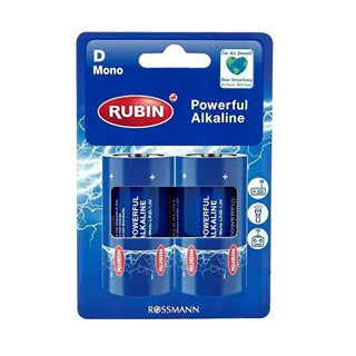Rubin Mono D Alkaline Batteries LR20 1.5V - Eco-Friendly Packaging, Reliable Power for Flashlights & Radios Rubin LR20 Alkaline Batteries - Eco-Friendly & Reliable alkaline batteries, LR20 batteries, D-size batteries, 1.5V batteries, eco-friendly packaging, flashlight batteries, radio batteries, high-drain device batteries, sustainable batteries, Rubin batteries