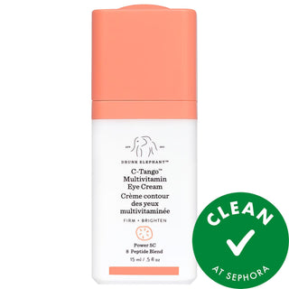 Drunk Elephant C-Tango Vitamin C Eye Cream - Anti-Aging, Brightening, Firming Eye Cream for Fine Lines & Wrinkles, Vegan & Cruelty-Free Skincare Drunk Elephant C-Tango Vitamin C Eye Cream - Anti-Aging & Firming Vitamin C Eye Cream, Anti-aging eye cream, Peptide eye cream, Vegan skincare, Cruelty-free skincare, Fine Lines and Wrinkles, Dark Circles, Eye Care, Skincare, Drunk Elephant, C-Tango, Brightening Eye Cream, Firming Eye Cream, Restorative Eye Cream, Cream Formulation, Sensitive Skin Friendly, Ethical