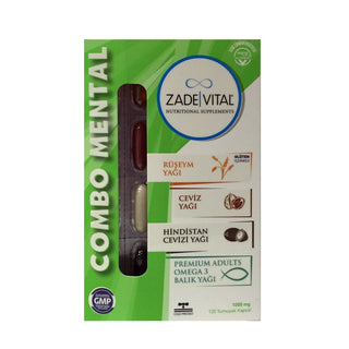 Zade Vital Combo Mental 120 Capsules