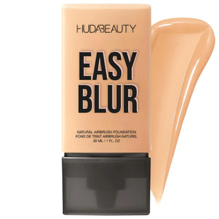 Huda Beauty Easy Blur Natural Airbrush Foundation with Niacinamide - Non-Comedogenic, Vegan, Buildable Coverage Huda Beauty Easy Blur Foundation - Niacinamide, Non-Comedogenic Natural Airbrush Foundation, Niacinamide Foundation, Non-comedogenic Makeup, Vegan Cruelty-Free Cosmetics, Buildable Coverage Foundation, Huda Beauty, Makeup, Foundation, Beauty Essentials, Skincare Makeup, Natural Finish Foundation, Long-Lasting Makeup, Smooth Skin Foundation