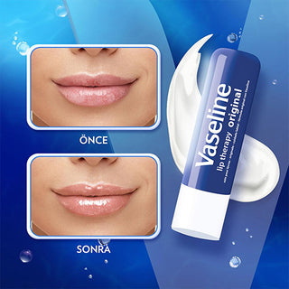 Vaseline Lip Therapy Original Lip Care Balm - 48 Hour Moisturizing Relief for Dry, Chapped Lips - Long Lasting Hydration & Protection Vaseline Lip Therapy Original - 48 Hour Moisturizing Lip Balm lip balm, lip care, moisturizing lip balm, dry lip relief, long-lasting hydration lip balm, Vaseline Lip Therapy, lip moisturizer, lip protection, E vitamin enriched lip balm, non-greasy lip balm, lip care for dry lips, lip balm for chapped lips, lip balm for outdoor activities
